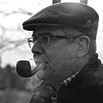 man using pipe smoking